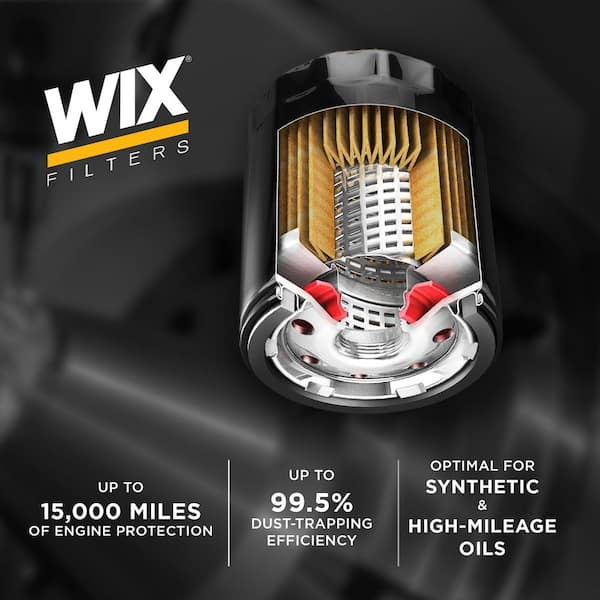 ◆タチカワ◆バーチカルブランド◆W100×H130◆O-2509BL5◆ WIX 57502 Spin-On Oil Filter – Enhanced Cellulose Media – M22 x