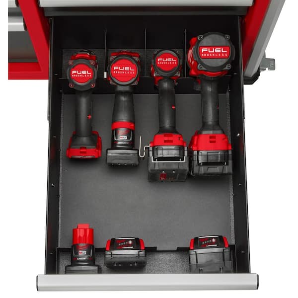 Milwaukee Tool Storage 52 in. W Heavy Duty Red Mobile Workbench Cabinet  48-22-8559 - The Home Depot