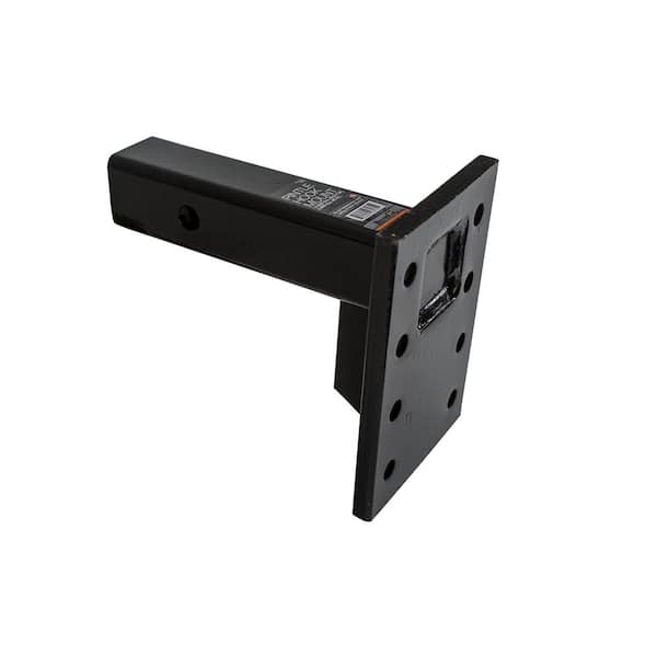 BUYERS PRODUCTS 3-Position 10,000 lbs. Pintle Hook Mounting Plate for 2 in. Reciever Hitches, Black