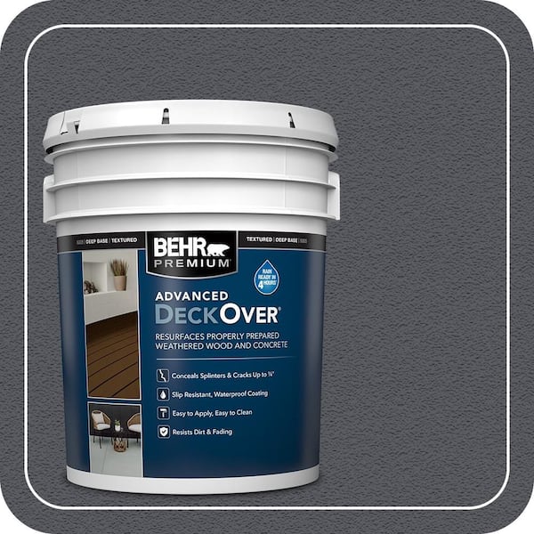 5 gal. #PFC-65 Flat Top Textured Solid Color Exterior Wood and Concrete Coating