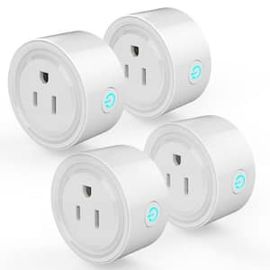 Smart Plug Wi-Fi Control Devices from Anywhere C ETL US Certified (4-Pieces)