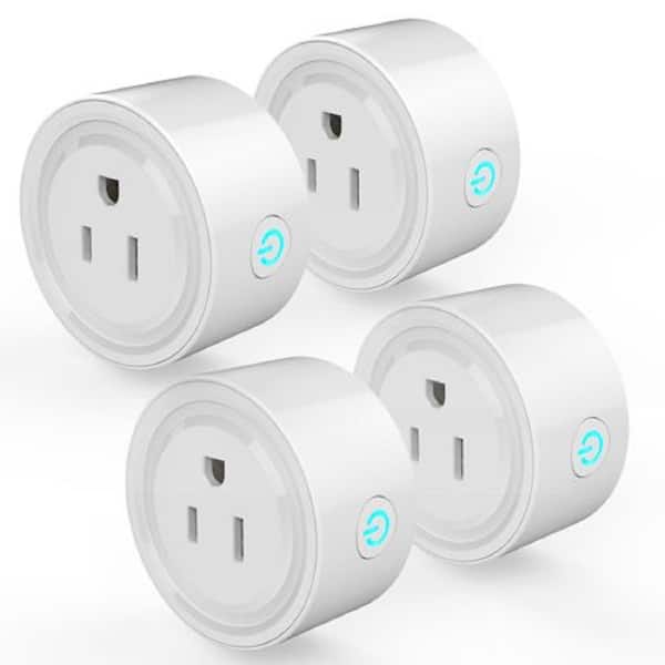 Wexstar Smart Plug Wi-Fi Control Devices from Anywhere C ETL US Certified (4-Pieces)