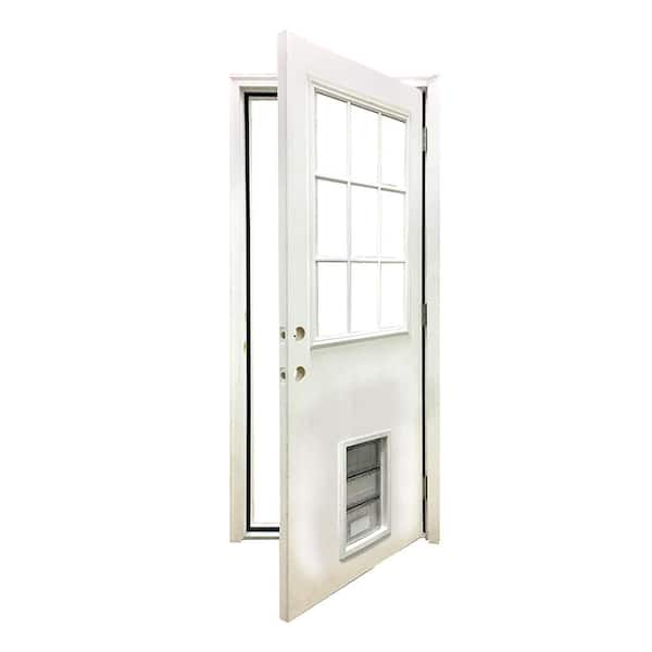 Steves & Sons 72 in. x 80 in. Reliant Series White Primed