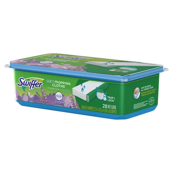 Swiffer Sweeper Wet Refills Febreze Lavender Vanilla & Comfort 24 Count 2 Pack 