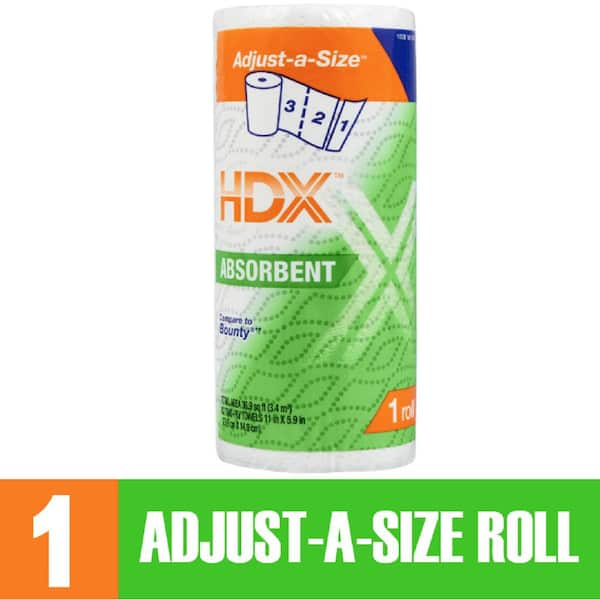 Premium Adjust-A-Size, White Paper Towel Roll (1 Roll)