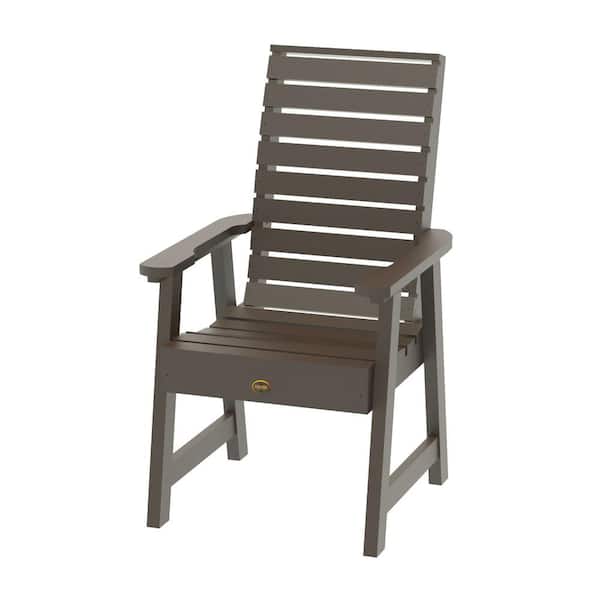 Highwood Glennville Outdoor Plastic Dining Arm Chair (Set of 1)