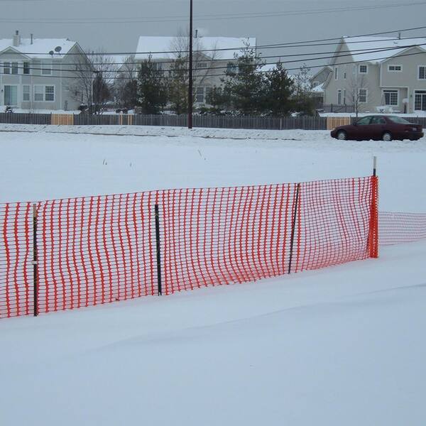Yardgard 4 Ft X 50 Ft Snow Fence 889220a The Home Depot Yardgard 4 Ft X 50 Ft Snow Fence 889220a The Home Depot