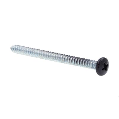 1 Length 1 Length Pack of 9000 #6-20 Thread Size Type AB Pan Head Pack of 9000 Steel Sheet Metal Screw Black Oxide Finish Phillips Drive Small Parts 0616ABPPB 