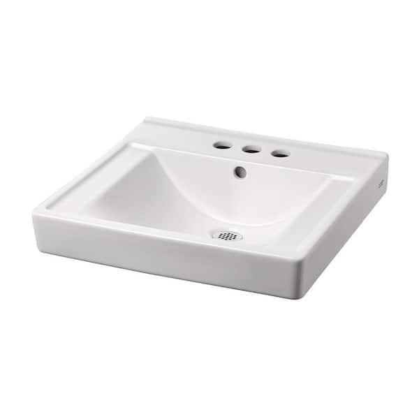 American Standard Decorum with EverClean 18-1/4 in. Wall Hung Bathroom Sink in White American Standard Decorum with EverClean 18-1/4 in. Wall Hung Bathroom Sink in White