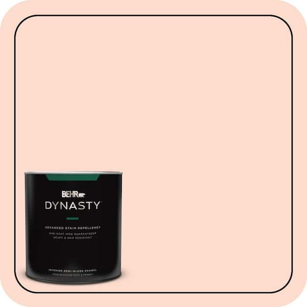 BEHR DYNASTY 1 qt. #220C-2 Peachtree Semi-Gloss Enamel Interior Stain-Blocking Paint & Primer