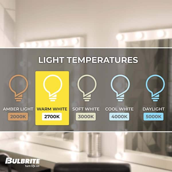 Bulbrite 40-Watt Warm White Light G30 (E26) Medium Screw Base