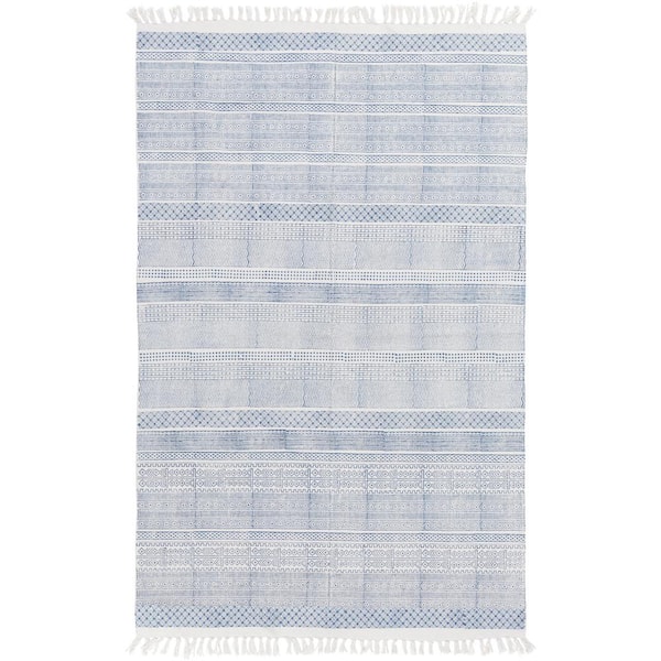 Artistic Weavers Yobai Dark Blue 5 ft. x 8 ft. Indoor Area Rug