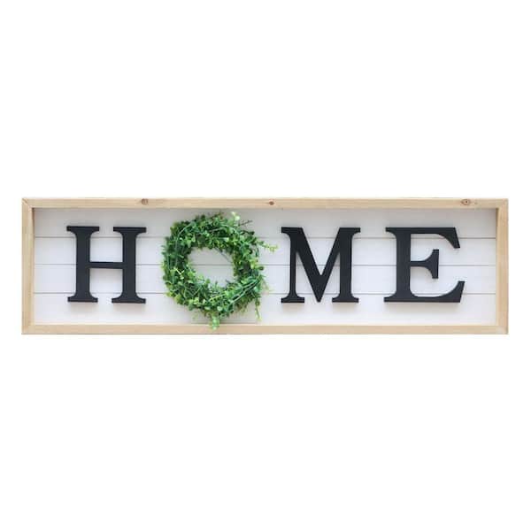 Cartello In Legno 'Adventure Awaits' | Decorazione Parete Stile Rustico | 15x45 Cm