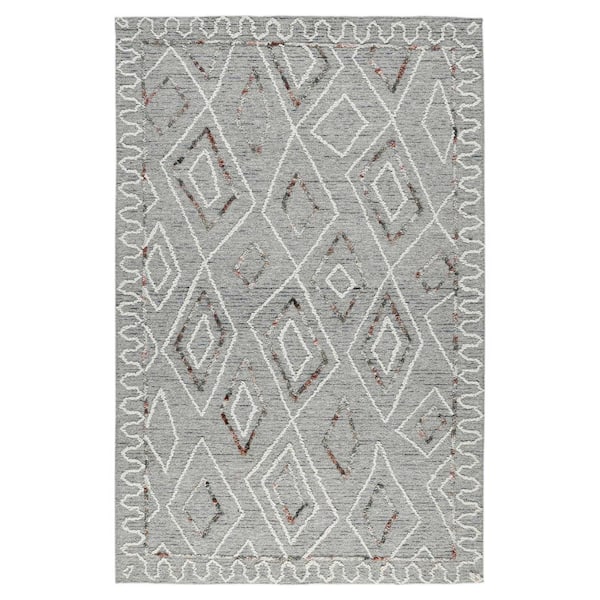 Amer Rugs Berlin 9 x 12 Multi Geometric Pattern Area Rug for High Traffic Living Room Dining Room Bedroom