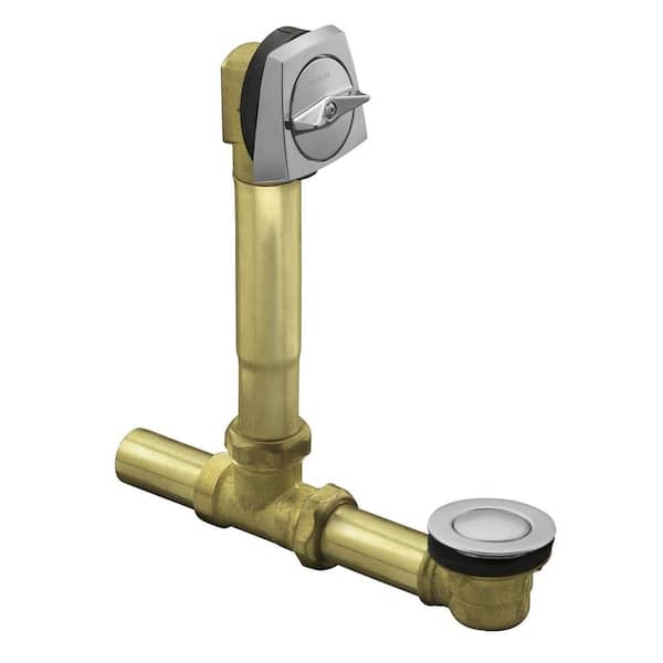 KOHLER Clearflo Bath and Shower Drain, Brushed Chrome