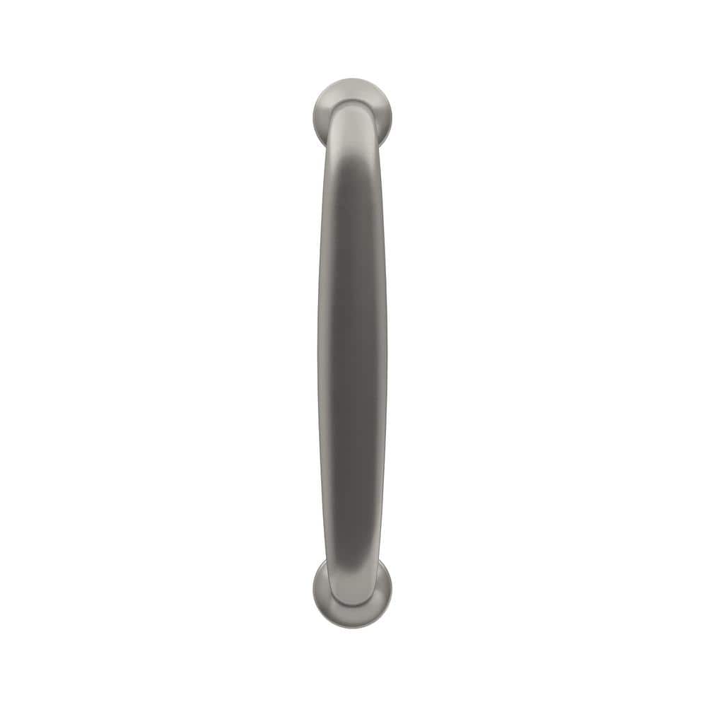 Satin Nickel Traditional Cabinet Drawer Pull with Mounting Hardware