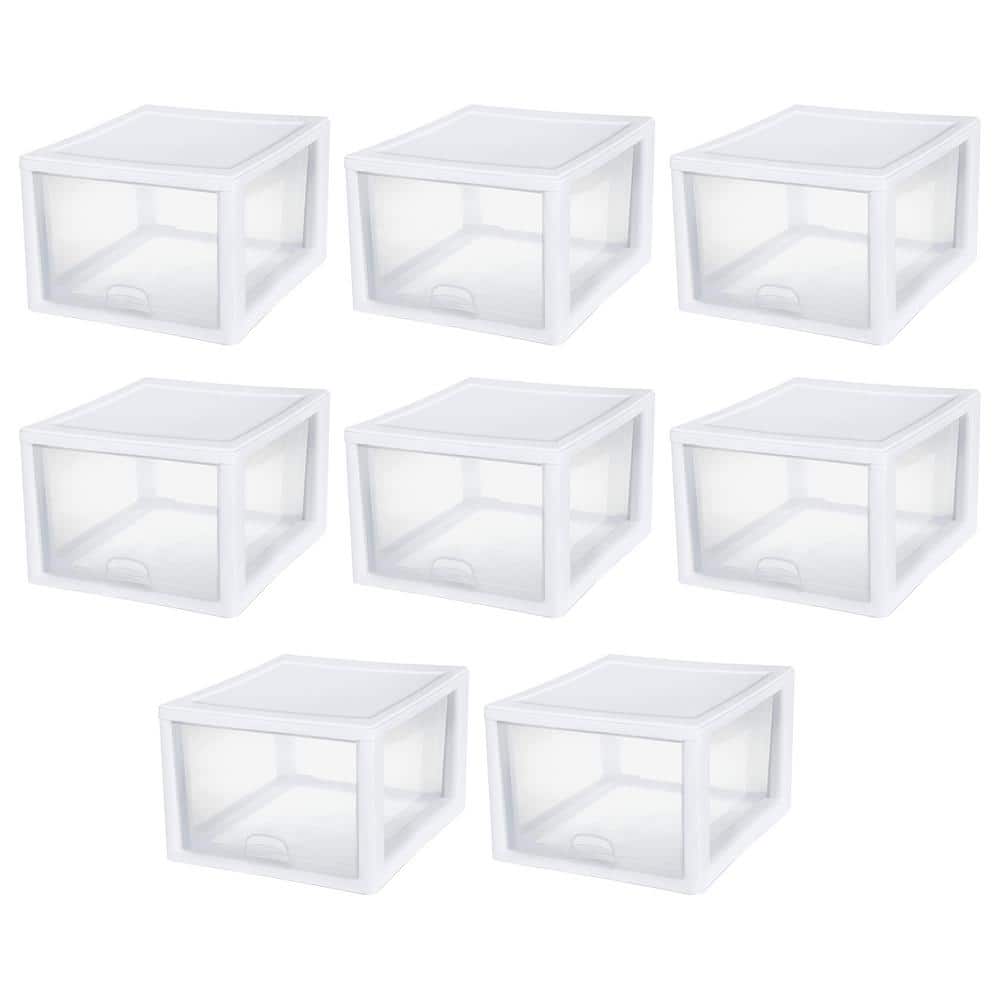 Air/Water Tight Clear Acrylic Box w/ Removable White Acrylic Base