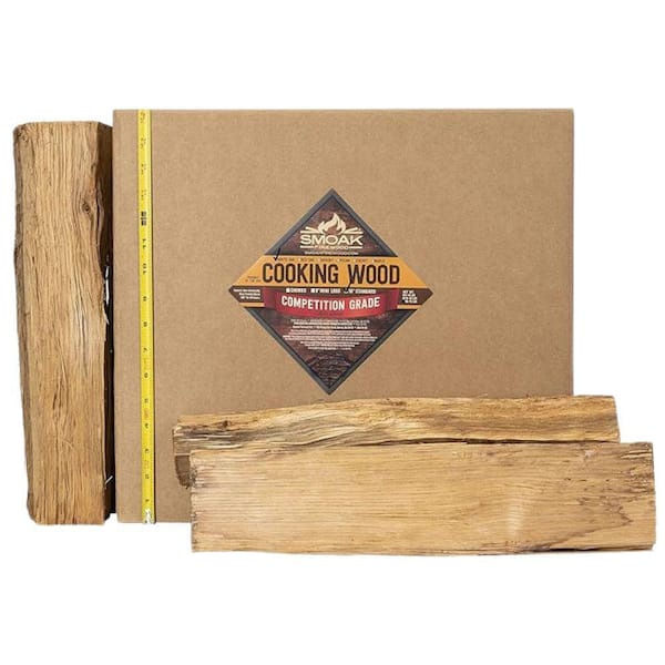 Smoak Firewood Pecan Premium Cooking Wood Logs, USDA Certified