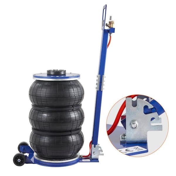 Air Jack, 5 Ton/11000 lbs. Triple Bag Air Jack, Airbag Jack with 6-Steel Pipes, Lift up to 18.5 in./470 mm 2025 Update