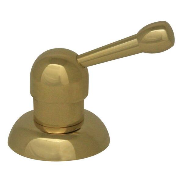 Whitehaus Collection Kitchen Deck Mount Soap/Lotion Dispenser in Polished Brass