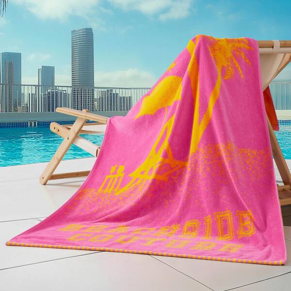 ★ PISCESS★ Summer Star Beach Towel Yellow 5008427030 PISCESS Summer Star Beach Towel - Yellow | International Store