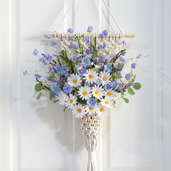 Dracelo 17 in. Multi-Colored 12-Pack Indoor Artificial Bouquet