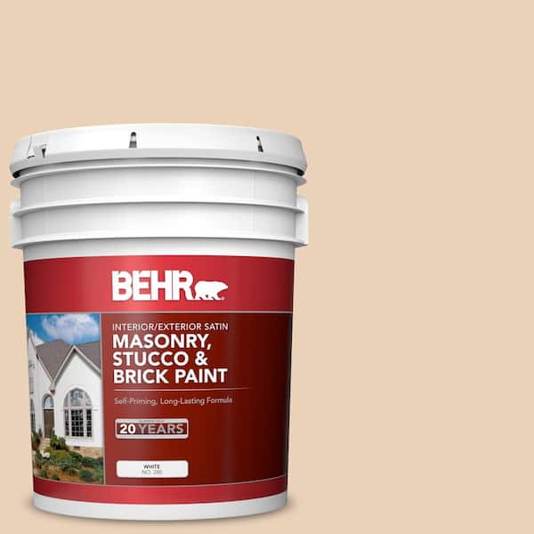5 gal. #MS-20 Hacienda Satin Interior/Exterior Masonry, Stucco and Brick Paint