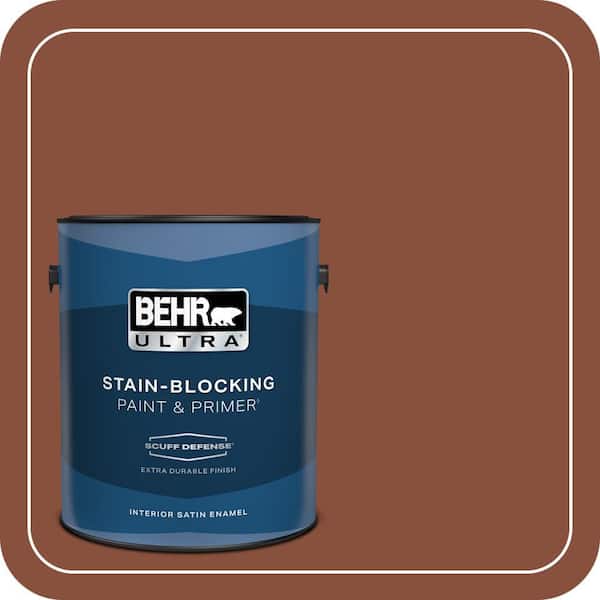 BEHR ULTRA 1 gal. #T14-9 Hipsterfication Extra Durable Satin Enamel Interior Paint & Primer