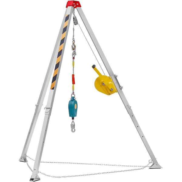 Confined Space Tripod Kit, Confined Space Tripod 7 ft. Legs and 98 ft. Cable, Confined Space Rescue Tripod 32.8 ft.