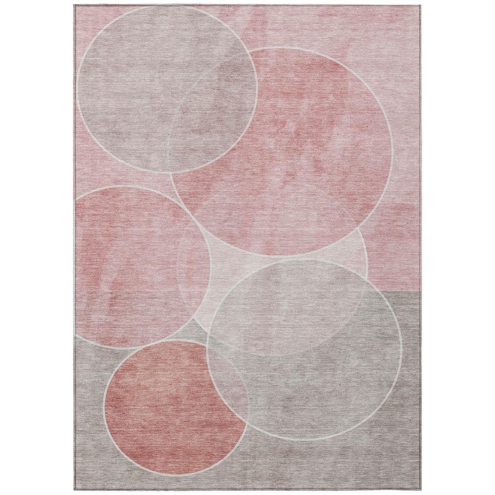 Chantille Machine Washable Indoor/Outdoor Abstract ACN2746 Pink 5 ft. x 7 ft. 6 in. Area Rug price history on PriceWatchPro