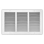 Everbilt 18 in. x 10 in. Steel Return Air Grille in White E17018X10