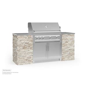Outdoor Kitchen Signature Series 3-Piece Stainless Steel Cabinet Set with 40 in. Grill Cabinet