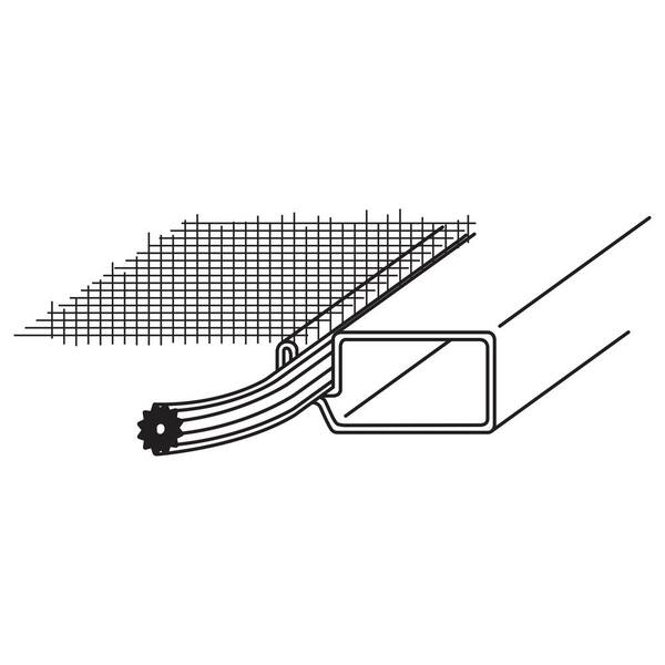 Prime-Line 0.145 in. x 500 ft. Roll Black Foam Screen Spline