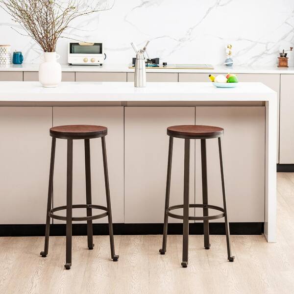 Wood top 2025 bar stool