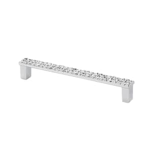 Italian Designs Collection 5.3 in. Center-to-Center Chrome Mosaic Cabinet Pull