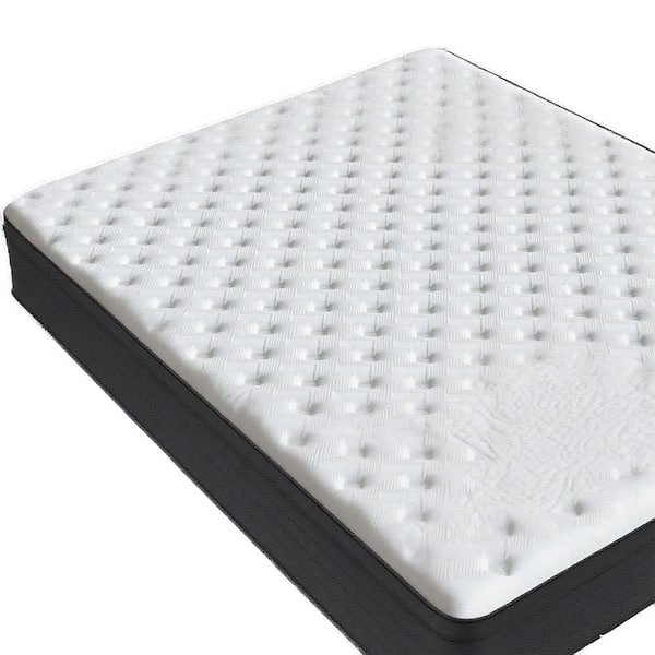 Full Medium Twin Size Mattress, 8 in. Hybrid Mattress, Individually Pocketed Innerspring, Medium Firm