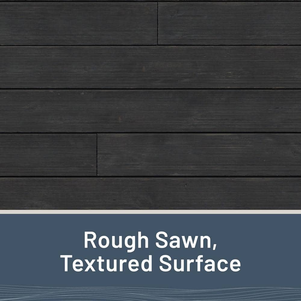 Charcoal Painted Distressed Spruce Trim Boards Set of 4