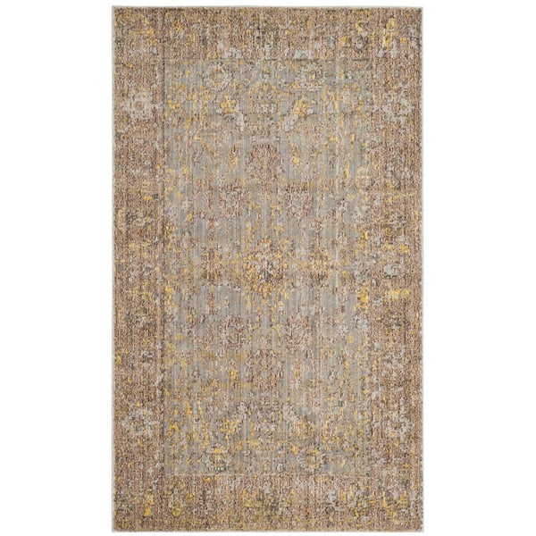 Safavieh Valencia VAL123C Grey/Multi 3' x 5' Area Rug