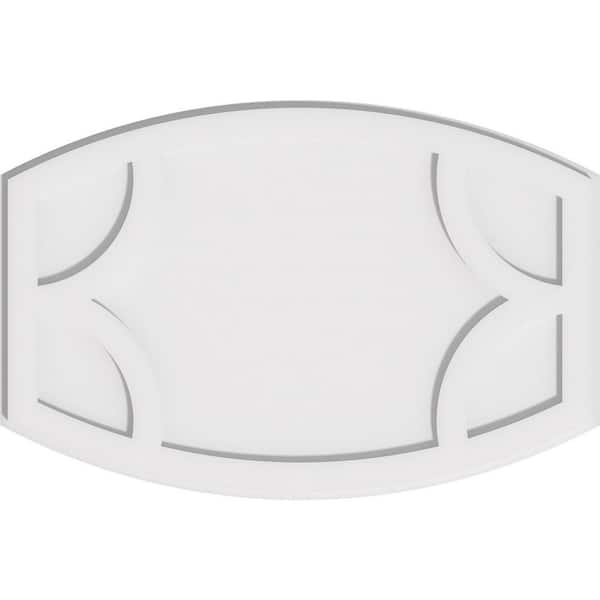 Ekena Millwork 1 in. P X 28 in. W X 18-5/8 in. H Kailey Architectural Grade PVC Contemporary Ceiling Medallion