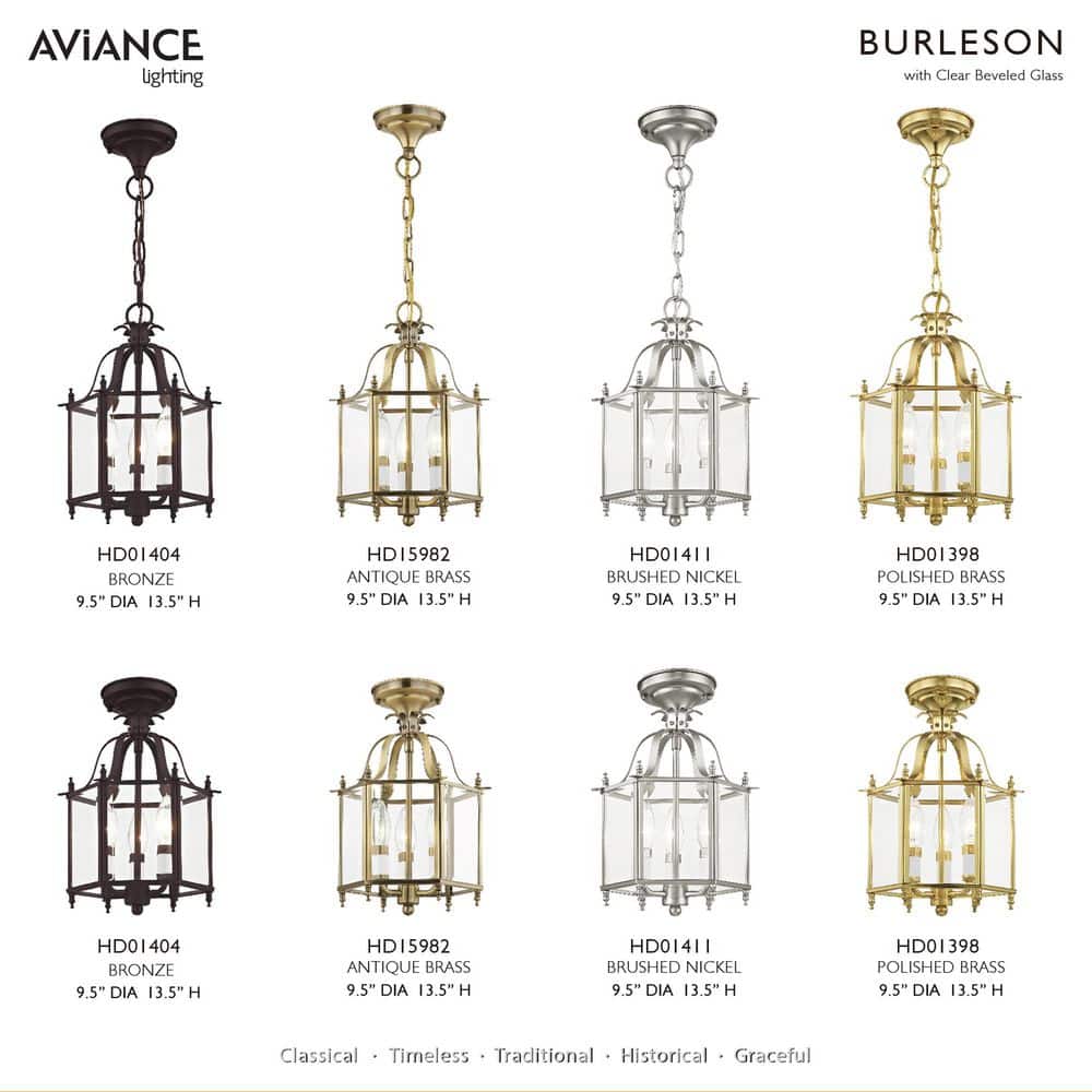 Polished Brass 3-Light Mini Pendant with Clear Glass