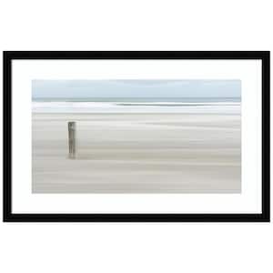 "Steadfast Shoreline" by Greetje van Son 1 Piece Wood Framed Color Travel Photography Wall Art 16-in. x 25-in. .