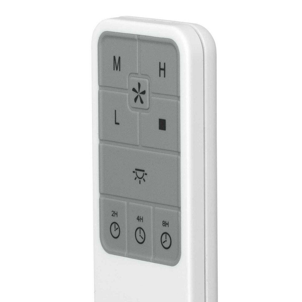 White Universal Ceiling Fan and Light Remote Control with Timer
