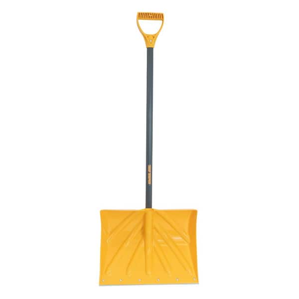 34.5 in. Steel Handle Plastic Blade Mountain Mover Snow Shovel