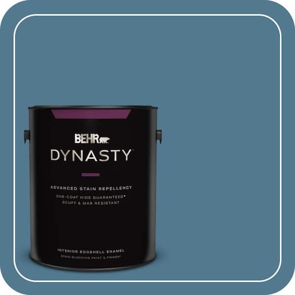 1 gal. #PPU14-03 Cayman Bay Eggshell Enamel Interior Stain-Blocking Paint & Primer