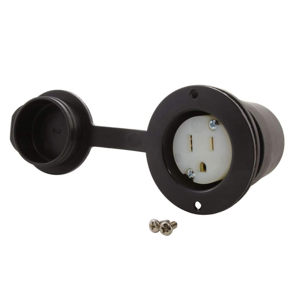 15A 125V Household Flanged Outlet with Covers cULus price history on PriceWatchPro