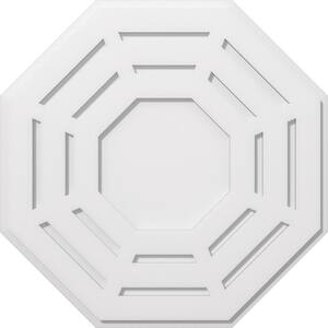 Ekena Millwork CMP20EY-04000 Embry Architectural Grade PVC Contemporary Urethane Ceiling Medallions 20"OD X 4"ID X 7"C X 1"P
