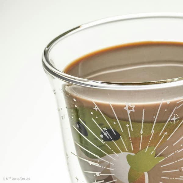 JoyJolt Aroma 13.5 oz Borosilicate Glass Amber Colored Double Wall Coffee  Tea Mugs Set (Set of 4) JGT10256 - The Home Depot