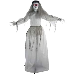 64 in. Touch Activated Animatronic Bride