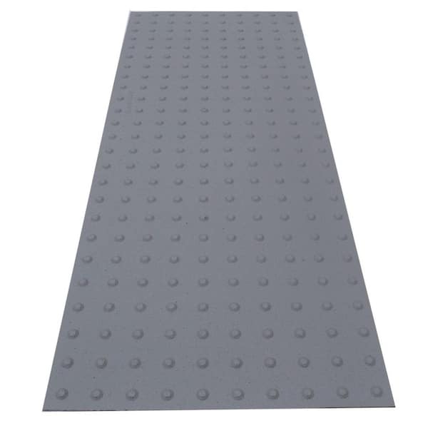 Safety Step TD SSTD RampUp 24 in. x 5 ft. Light Gray ADA Warning Detectable Tile
