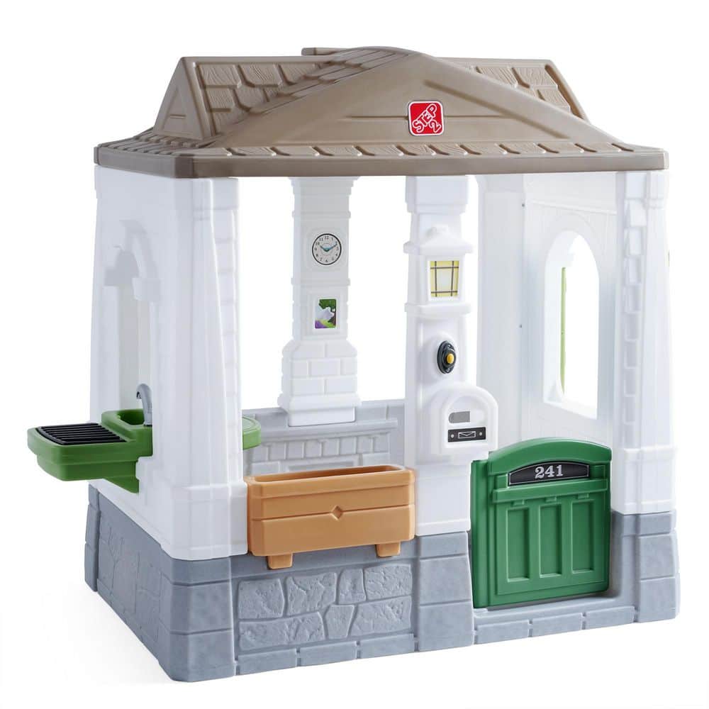 Step2 StonyBrook Cottage Plastic Playhouse for Kids with Working